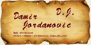 Damir Jordanović vizit kartica